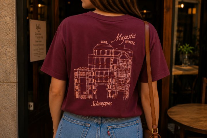 Camiseta Bordô Lola — verso