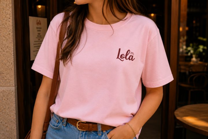 Camiseta Rosa Lola — verso